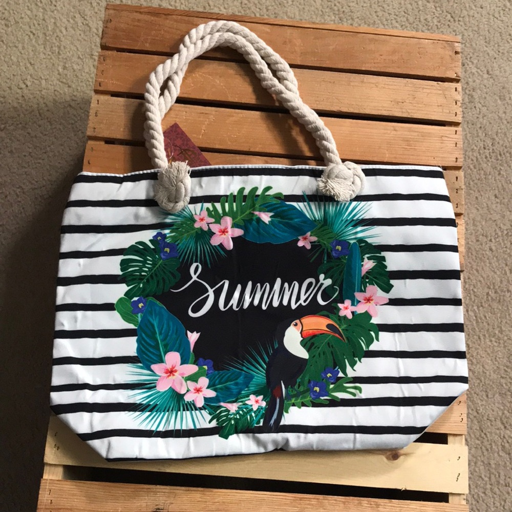 TOUCAN CANVAS TOTE